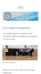 Mobile Screenshot of krav-maga-wuppertal.com